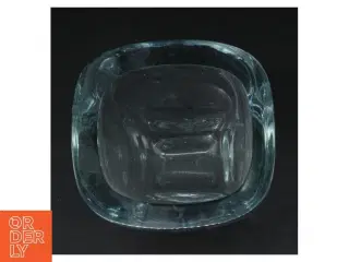 Klassisk blå glasvase (str. 16 cm)