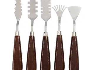 Kvalitets Spartelsæt med 5 Metalknive