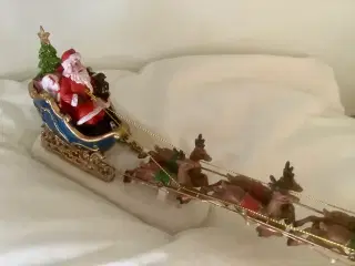 Julemand m. slæde og rensdyr.