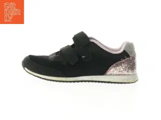 Brugte børnesko i sort fra Zigzag (str. 33 )