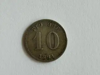 10 Øre 1884 Sweden