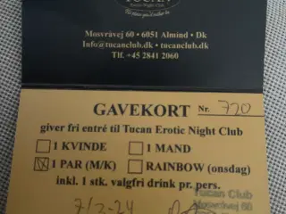 Gavekort