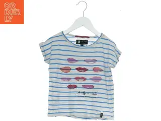 T-shirt med striber og læbedesign fra Pepe Jeans (str. 128)