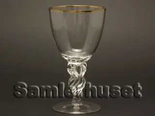 Lyngby Rødvinsglas. H:133 mm.