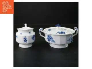 Porcelænssæt med låg fra Royal Copenhagen (str. Ø. 13 cm og ø. 8 cm)