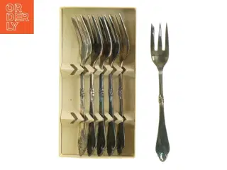 Sæt med dessertgafler fra Absa (str. 15 cm)