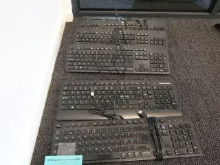 6 stk. Keyboards - Lenovo & Dell