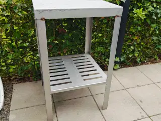 Stål bord rustfri.