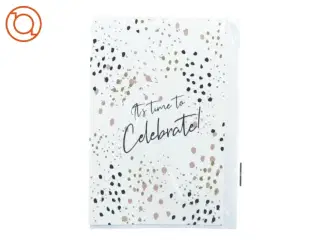 "Its time to celebrate"-kort fra Skansen (str. 17 x 3 cm)