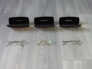 læsebriller:  2stk. +2.0,   1stk +2,5, 
