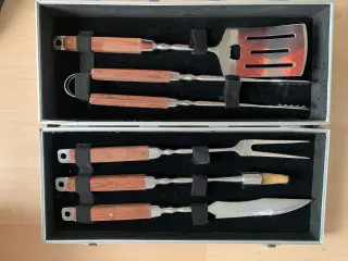 Eksklusivt grillsæt i kuffert 
