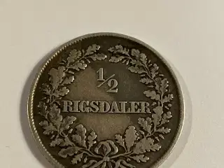 1/2 rigsdaler 1855 VS