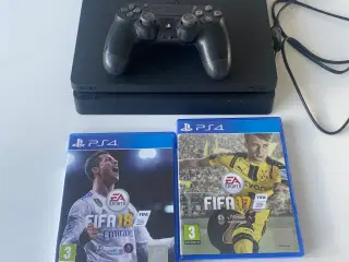 Playstation 4 med 2 spil