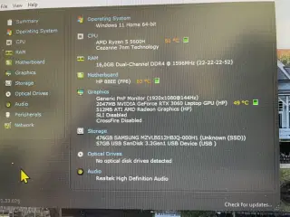 HP VICTUS bærebar