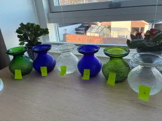 Ældre hyacintglas - 6 stk. - Holmegaard