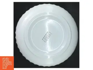 Hvid porcelænsvase fra Lyngby (str. 20 cm)