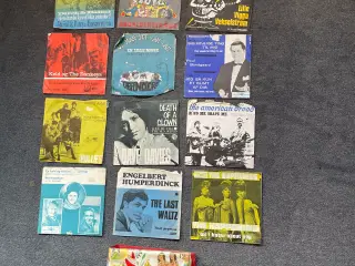 Vinylplader 48 stk. LP'er & 15 EP'er 