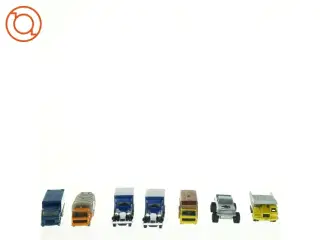 Samling af modelbiler og lastbiler (str. 7 x 4 cm)