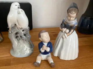 3 kongelige figurer i 1 klasse. Ingen skader