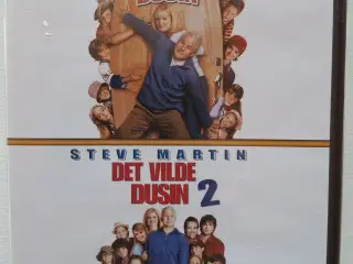 Det vilde dusin 1 og 2 dvd Ny i folie