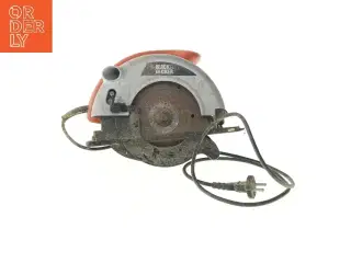 Elektrisk rundsav fra Black & Decker (str. 26 cm)