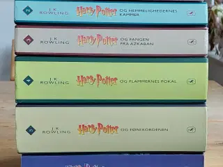 Harry Potter - 6 bøger af J. K. Rowling