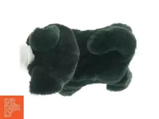 Sort-hvid tøjkat med rødt halsbånd fra Happy Pets (str. Mængde. 19 cm)