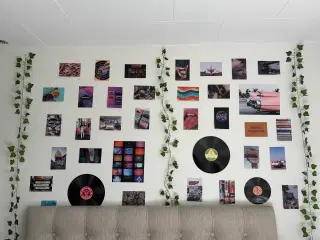 Vintage Vægbilleder, Wall Art, 36 dele