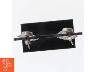 Øreringe med bladmotiv (str. 4x1,7 cm)