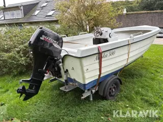 Båd Alaska 500 - inkl trailer