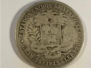 5 Bolivares Venezuela 1935