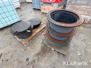 Kloakbrønde Hydrotec Scandic 600 - D 400 4 styk - Ø75