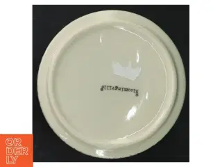 Keramik opbevaringskrukke med låg fra Bloomingville (str. H. 11,5 cm. ø. 12 cm)