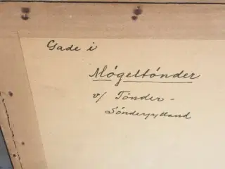 Gammelt motiv fra Møgeltønder 