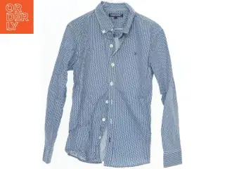 Langærmet skjorte med mønster fra Tommy Hilfiger (str. 140)
