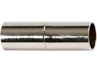 Magnetlås, L: 23 mm, hulstr. 6 mm, forsølvet, 2stk./ 1 pk.