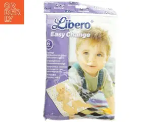 Libero Easy Change engangs skifteunderlag fra Libero (str. 6 stk cm)