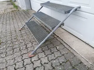 Solid 3 Trins Ståltrappe