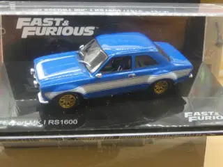 Fast Furious Ford Escort MK1 I RS 1600 1:43