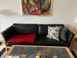 Lædersofa - meget fin