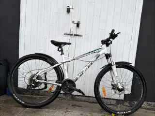 Mountainbike i hvid