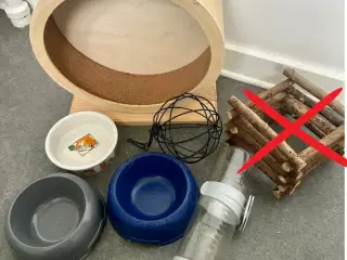🐹 Tilbehør til gnaver, kanin - kun 20 kr. pr. del