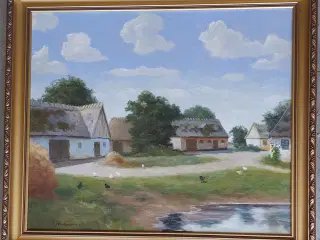 O. ( Osvald ) KARMS - ( 1885 - 1972 )- oliemaleri