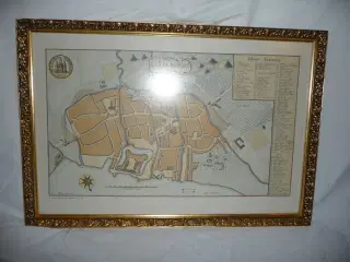gammel Kort over Aalborg 