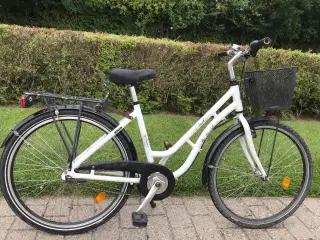 Pigecykel 26" 3 gear, hvid