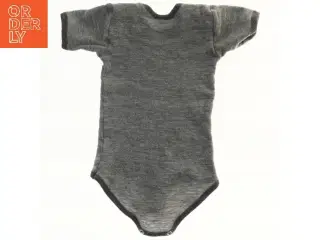 Uld. Grå bodystocking med får fra Dilling (str. 92)