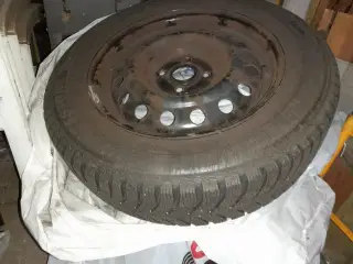 4 vinterdæk på stålfælge - passer til KIA Rio 