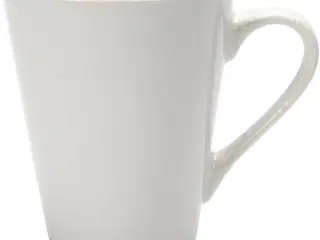 Krus, H: 10 cm, diam. 5-8 cm, 250 ml, hvid, 1 stk.