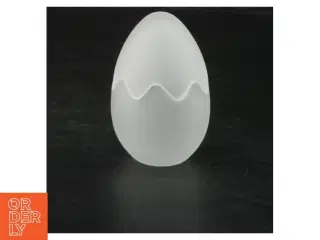 Dekorativt glas æg (str. 9x5 cm)