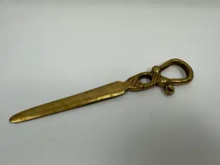 Messing brevåbner / brevkniv